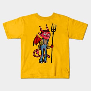 Farmer Devil Kids T-Shirt
